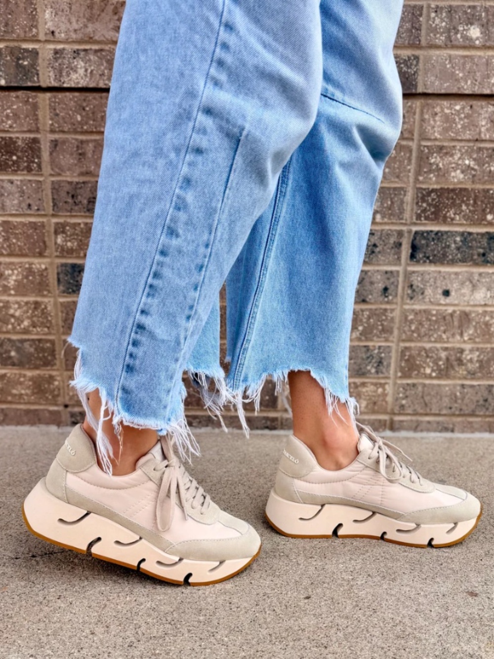 Paloma Barcelo Platform Sneaker Agata #30-6001 in Off White